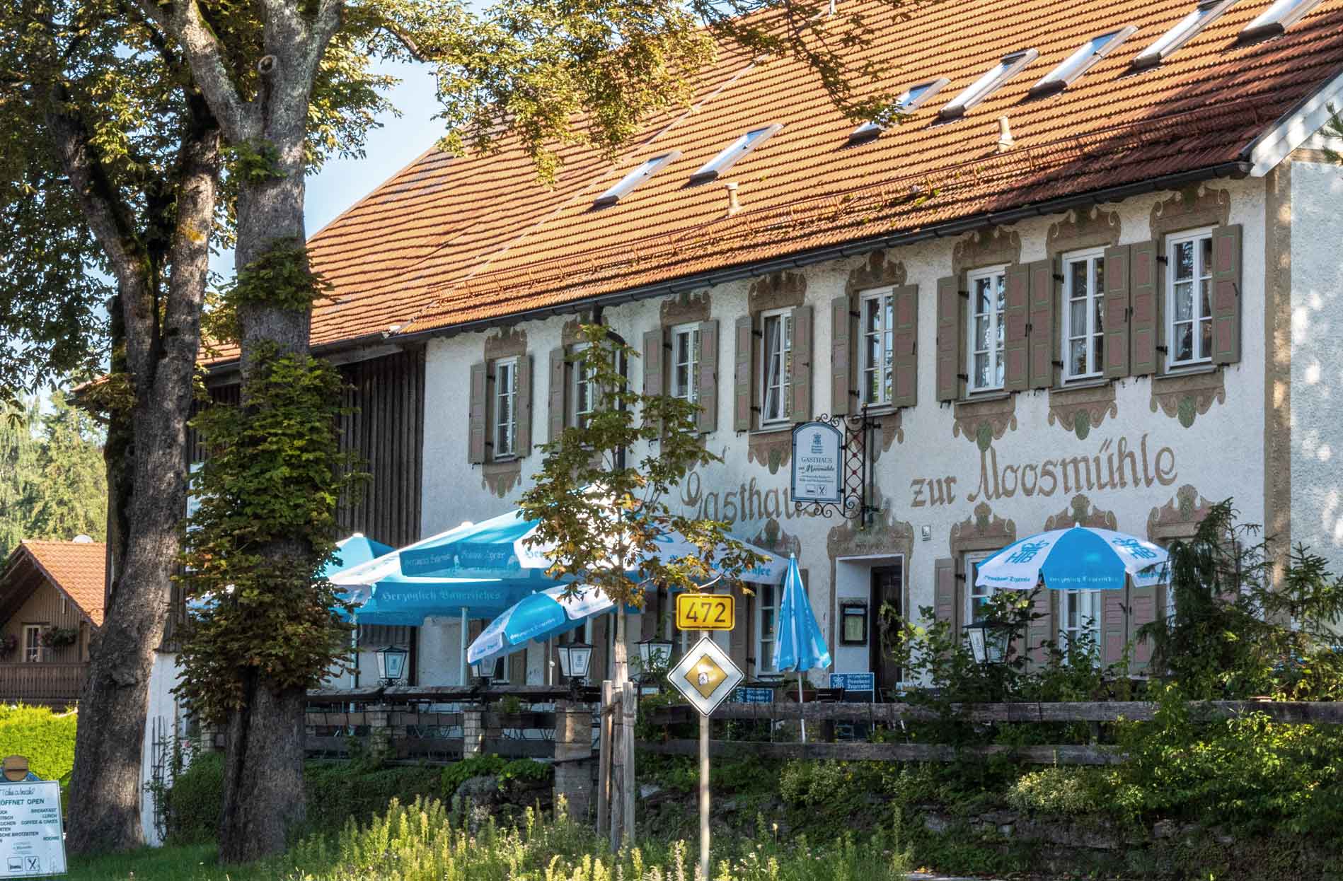 Gasthaus zur Moosmühle Außenansicht mobil